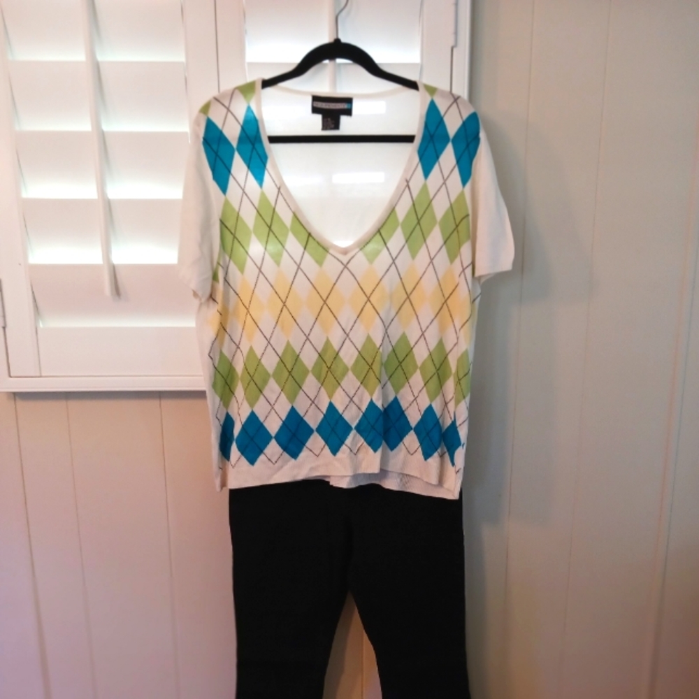 Argyle Lite pullover Sweater vest